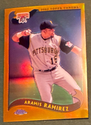 2002 Topps Chrome Aramis Ramirez - Gold Refractor #55