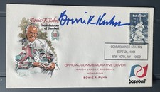 Official Farnam MLB Cachet Honoring Bowie Kuhn As Commissioner. Kuhn Signed.JSA 