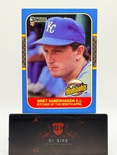 1987 Donruss Highlights - Bret Saberhagen #6