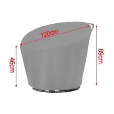 Housse de protection résistante pour chaise Papasan pour chaises en osier de pa