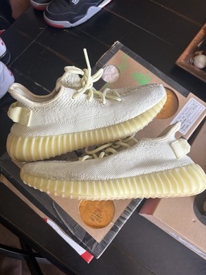 adidas Yeezy 350 Boost V2 Butter Size 5.5 Mens / 7 Womens Pre Owned No OG Box