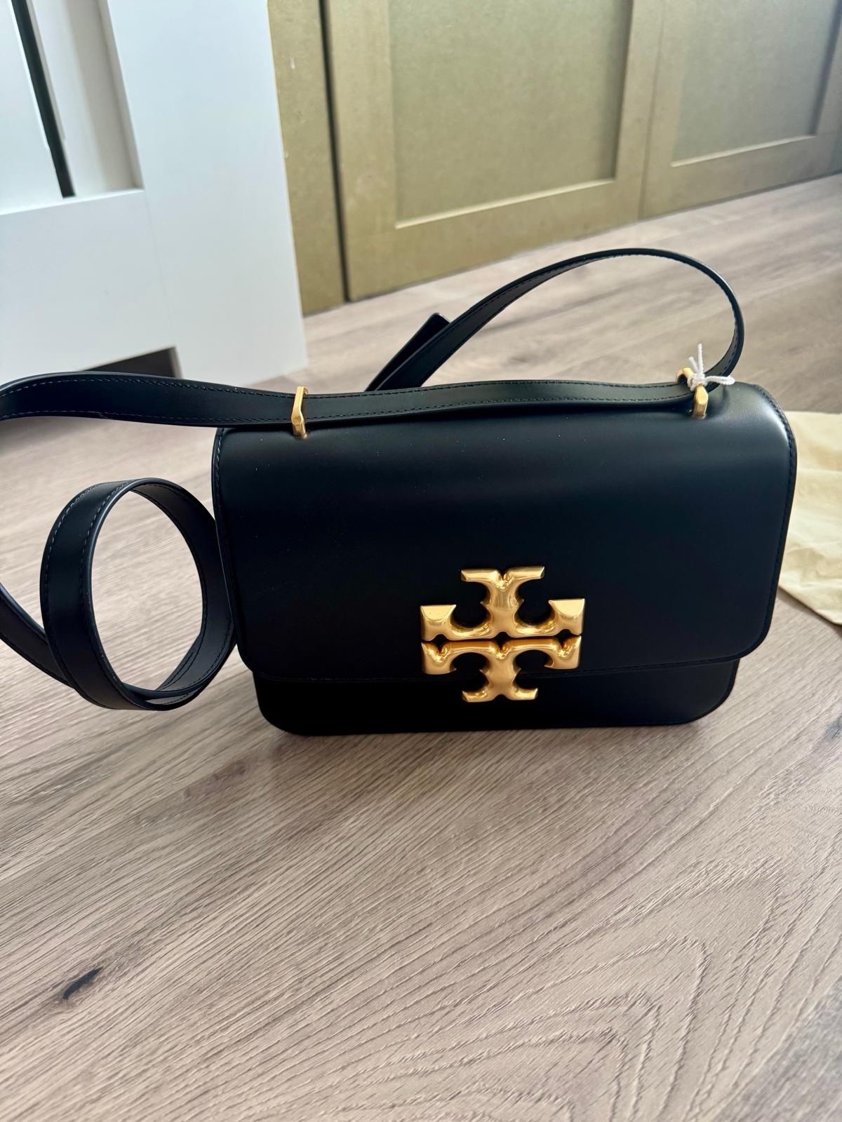 Luxury Tory Burch Black Leather Handbag - BNWT, RRP £790 image 5