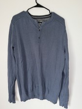 Eddie Bauer Blue Knit Pullover Sweater Long Sleeve TL