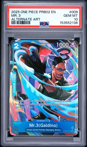 2025 Mr.3 Galdino [Alternate Art] #PRB02-009