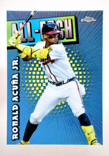 2025 Topps Chrome Ronald Acuna Jr All-Etch Insert CAE-8 Atlanta Braves DP3