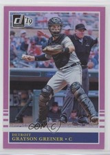 2019 Panini Donruss Retro 1985 Holo Pink Grayson Greiner #205 08jk