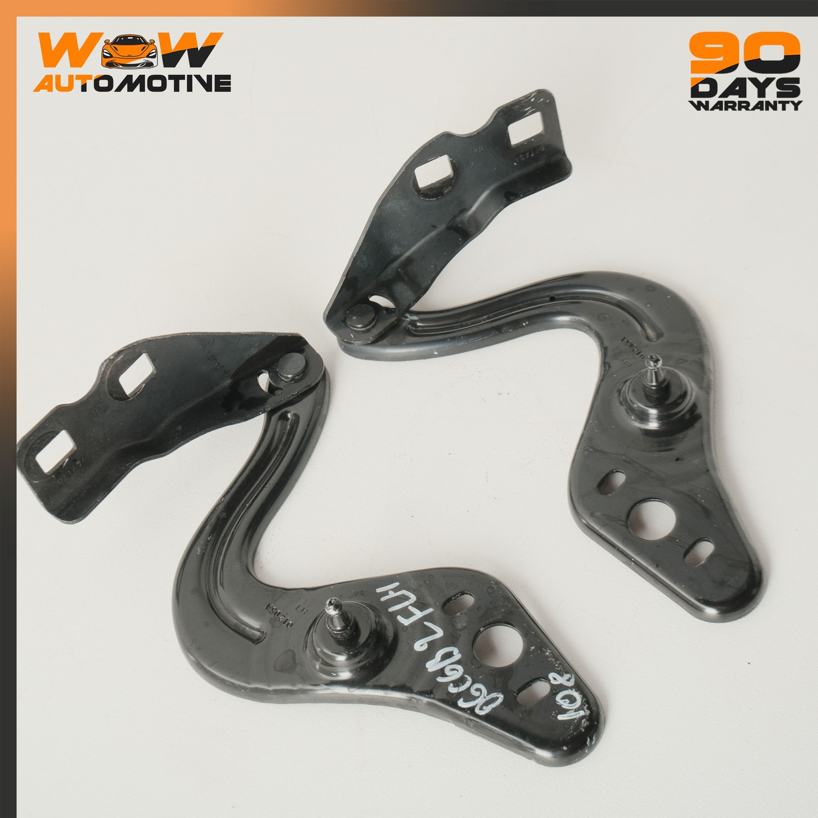 05-13 CHEVROLET CORVETTE C6 FRONT LEFT RIGHT HOOD BONNET HINGE SET OEM