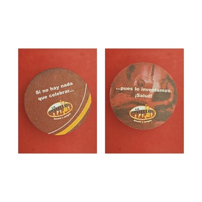 Amstel Si no hay nada que celebrar...Brauerei Bierdeckel Bier