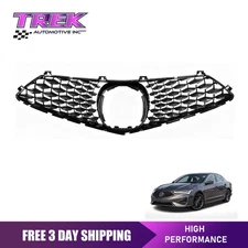 Front Grille Bright Black Compatible with 2019-2022 Acura ILX #71126-T3R-A01
