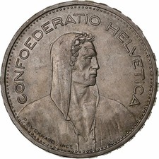 [#1307448] Switzerland, 5 Francs, Herdsman, 1933, Bern, Silver, EF, KM:40