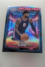 2024-25 Topps Chrome - Paul George, Paul George #135 Blue Basketball Refractor