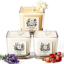 Handmade Natural Soy Scented Candle Set for Home
