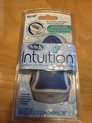 Schick Intuition All-in-One Razor For Sensitive Skin- Rare Vintage- New