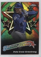 2025 Topps Chrome Logofractor Edition Future Stars Pete Crow-Armstrong 0lj0