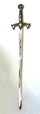 Knights Templar Medieval Crusader 48" Sword w/Antique Bronze Handle by Snake Eye