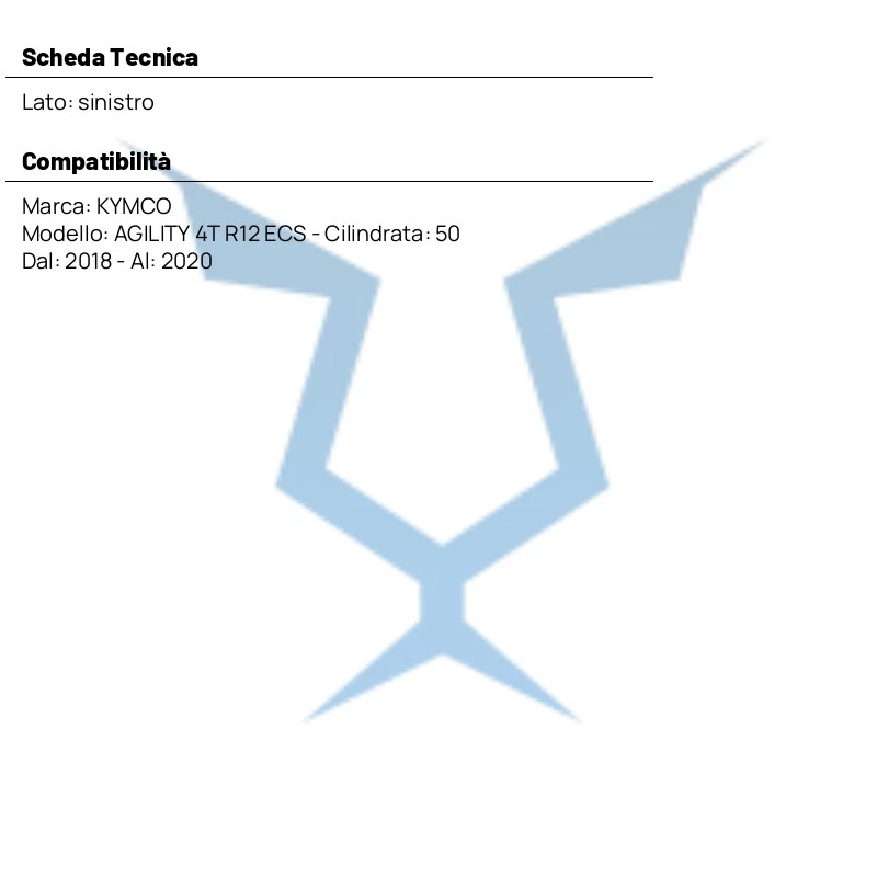 LEVA FRENO SX per Kymco 50 AGILITY 4T R12 ECS 2018-2020 - Immagine 4 di 4