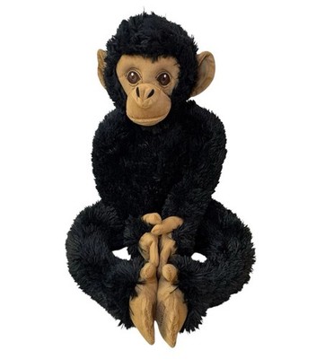 IKEA SANDLÖPARE Chimpanzee Plush Realistic Monkey 19 Inch Brown & Black Stuffed