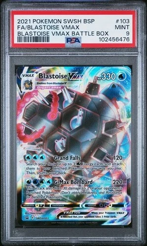 Blastoise VMAX SWSH103 SWSH: Sword & Shield Promo Cards Holo PSA 9