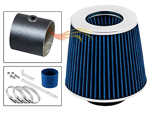 Kit de entrada de ar BCP RW AZUL para 00-04 Spectra 1.8L/05-09 Spectra 5 2.0L + filtro - Imagem 4 de 4