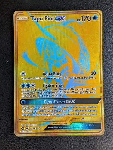 Tapu Fini GX - SV92/SV94  Hidden Fates (Pokemon) Golden Hyper Rare