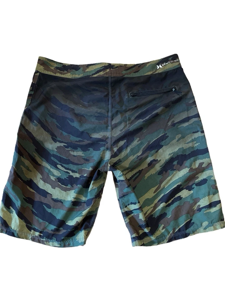 Pantalones Cortos de Tabla HURLEY Camuflados Playa Surf Bañador Hombres Talla 38 Foto 2 de 4
