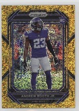 2022 Panini Prizm Rookies Gold Sparkle Prizm /24 Andrew Booth Jr #387 1cw4