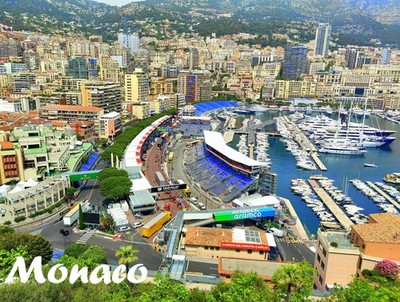 Kühlschrankmagnet Monaco   Luxushafen & Mittelmeer-Flair als Souvenir