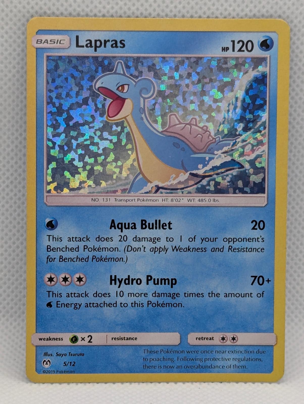 LAPRAS 005/012 HOLO P MCDONALD'S PROMOS 2019 POKEMON LIGHTLY PLAYED LAPRAS