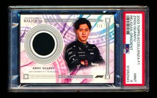 2023 Topps Eccellenza F1 Reliquia Guanyu Zhou Gradient Parallel Patch #2/5 PSA 9