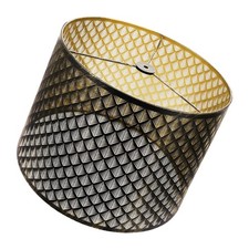 Lampshade Drum Lamp Shades 14" Top x 16" Bottom x 11" High Spider Metal Ant...