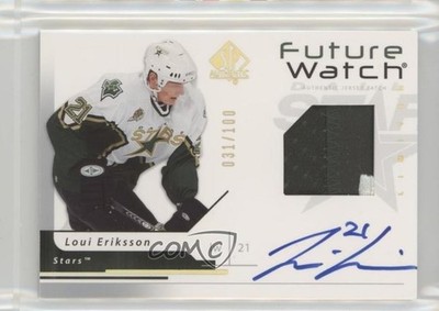2006 SP Authentic Future Watch Auto Limited 31/100 Loui Eriksson Rookie RC 05w7