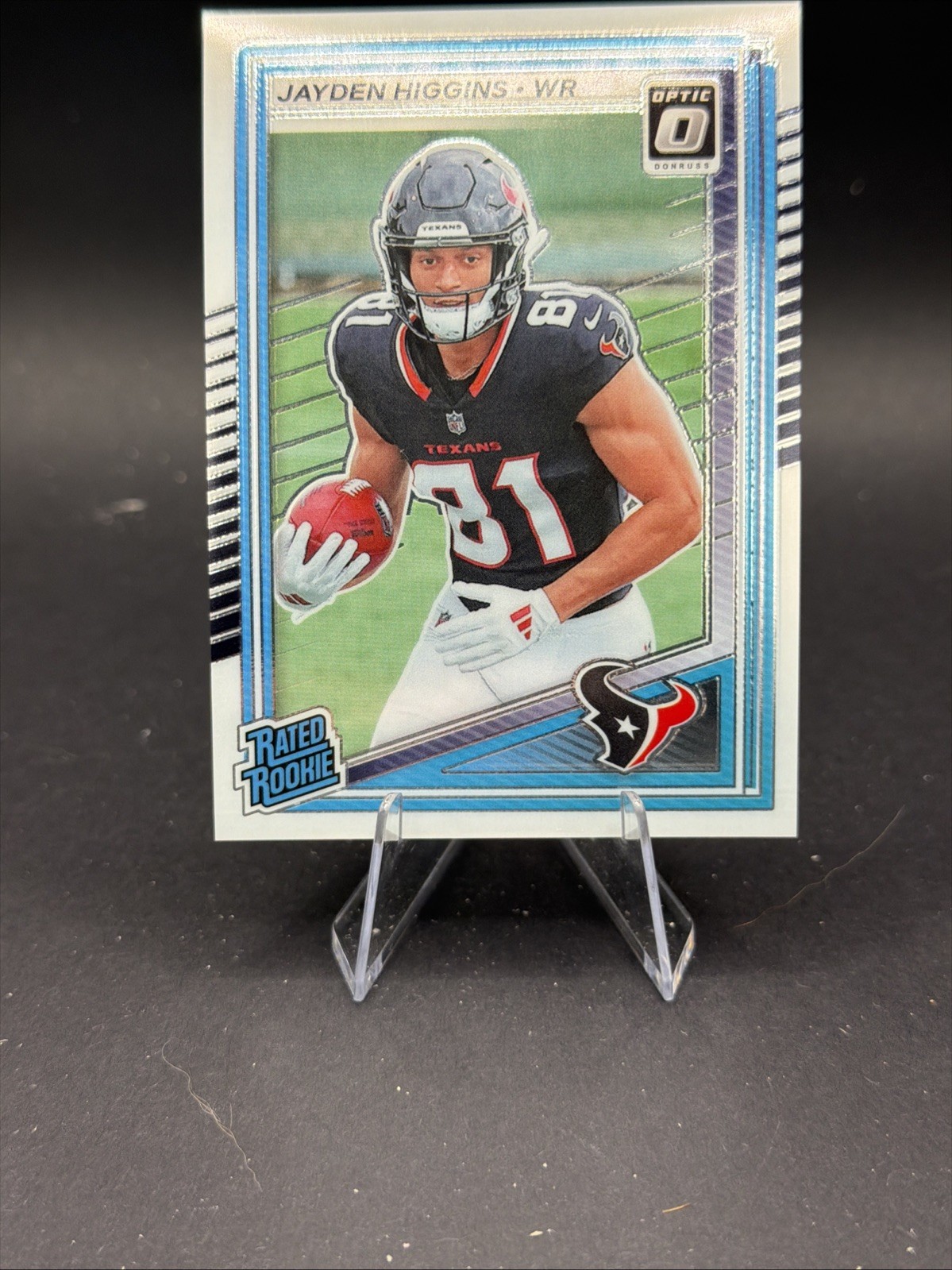 2025 Jayden Higgins 2025 Panini Donruss Optic 225 Rated Rookie