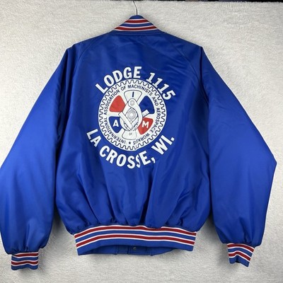 VTG 70s 80s Butwin Varsity Windbreaker Jacket Men L Lined Retro