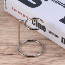 Men Stainless Steel Shaving Brush Stand Shaving Tool for Salon Use
