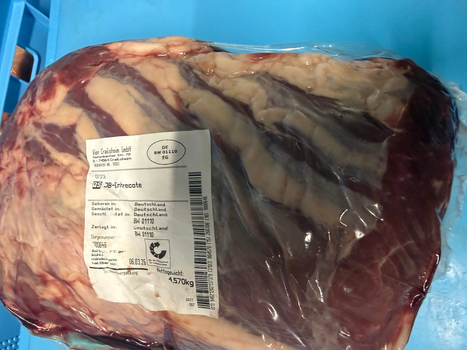 Deutsches Black Angus Entrecote Rip Eye Steak Rindfleisch 4,5 kg Top ...
