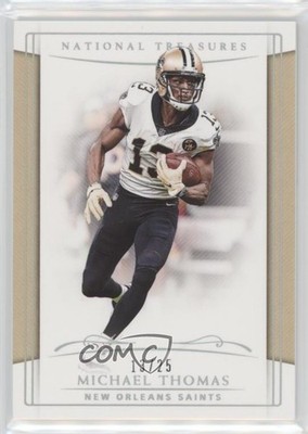 2018 Panini National Treasures Holo Silver 13/25 Michael Thomas #64 h8k