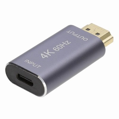 USB-C auf HDMI/DisplayPort Adapter 4K 60Hz Konverter Monitor Laptop PC TV
