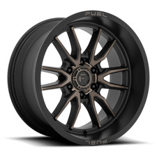 18 Fuel D762 Clash 18x9 6x5.5 1mm Matte Black Double Dark Tint Wheel Rim