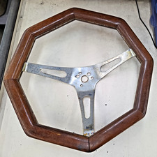 Octagon Wood Steering Wheel Street Disco Boogie Chevy Ford Dodge Van T Bucket Octagon Wood Steering Wheel Street Disco Boogie Chevy Ford Dodge Van T Bucket
