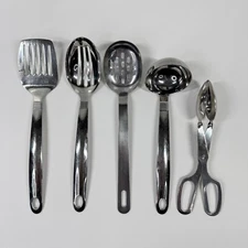 Oneida Chefmate RSVP 18/8 10 Stainless Solid Serving Cooking Utensil Hangable