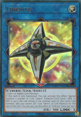 Yugioh! LP Linkross - ETCO-EN049 - Ultra Rare - 1st Edition Lightly Played, Engl