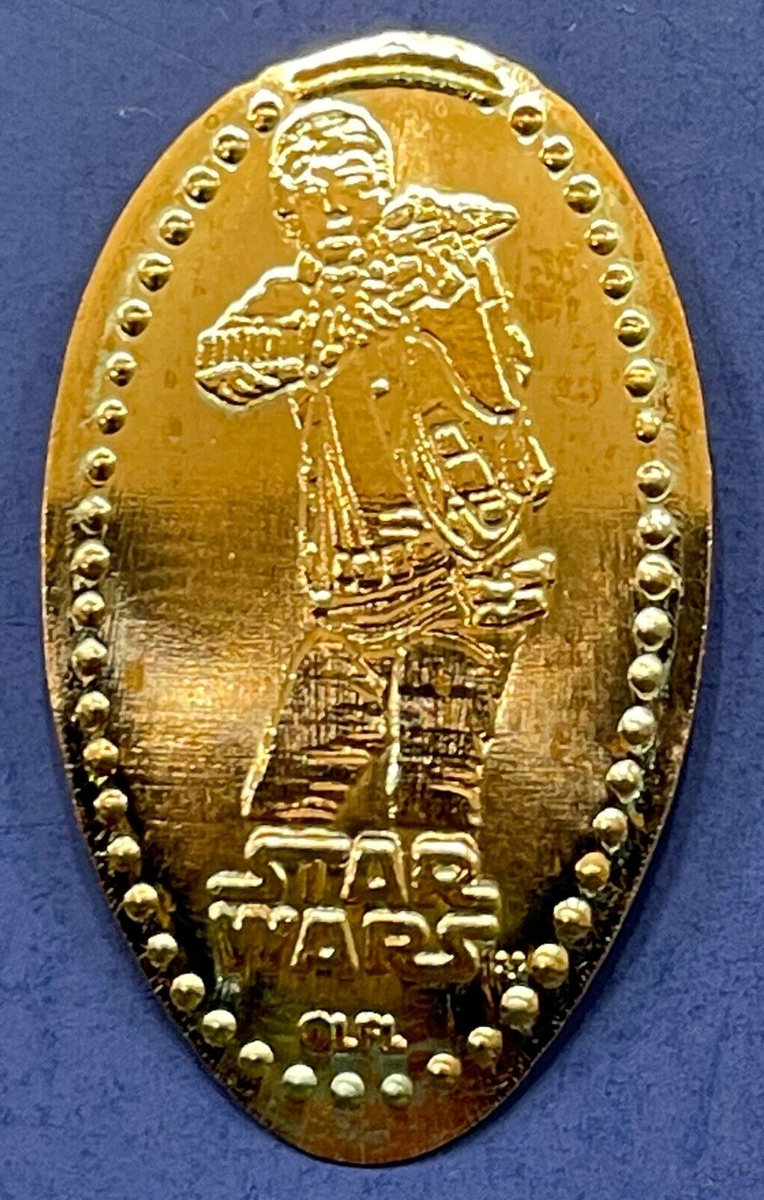 Star Wars Set of (8) Pressed Penny Set Elongated Penny Han Solo X