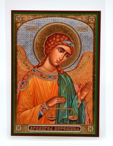 Ikone Schutzengel geweiht икона Ангел Хранитель освящена ламинирована 8,5x6 cm 2 - Picture 10 of 15