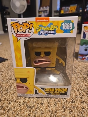 Funko Pop Spongebob Squarepants - Caveman Spongebob Meme Figure w/ Protector