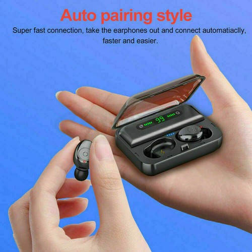Zestaw słuchawkowy Bluetooth Bezprzewodowe słuchawki stereo Mini słuchawki douszne Redukcja szumów - Zdjęcie 5 z 14