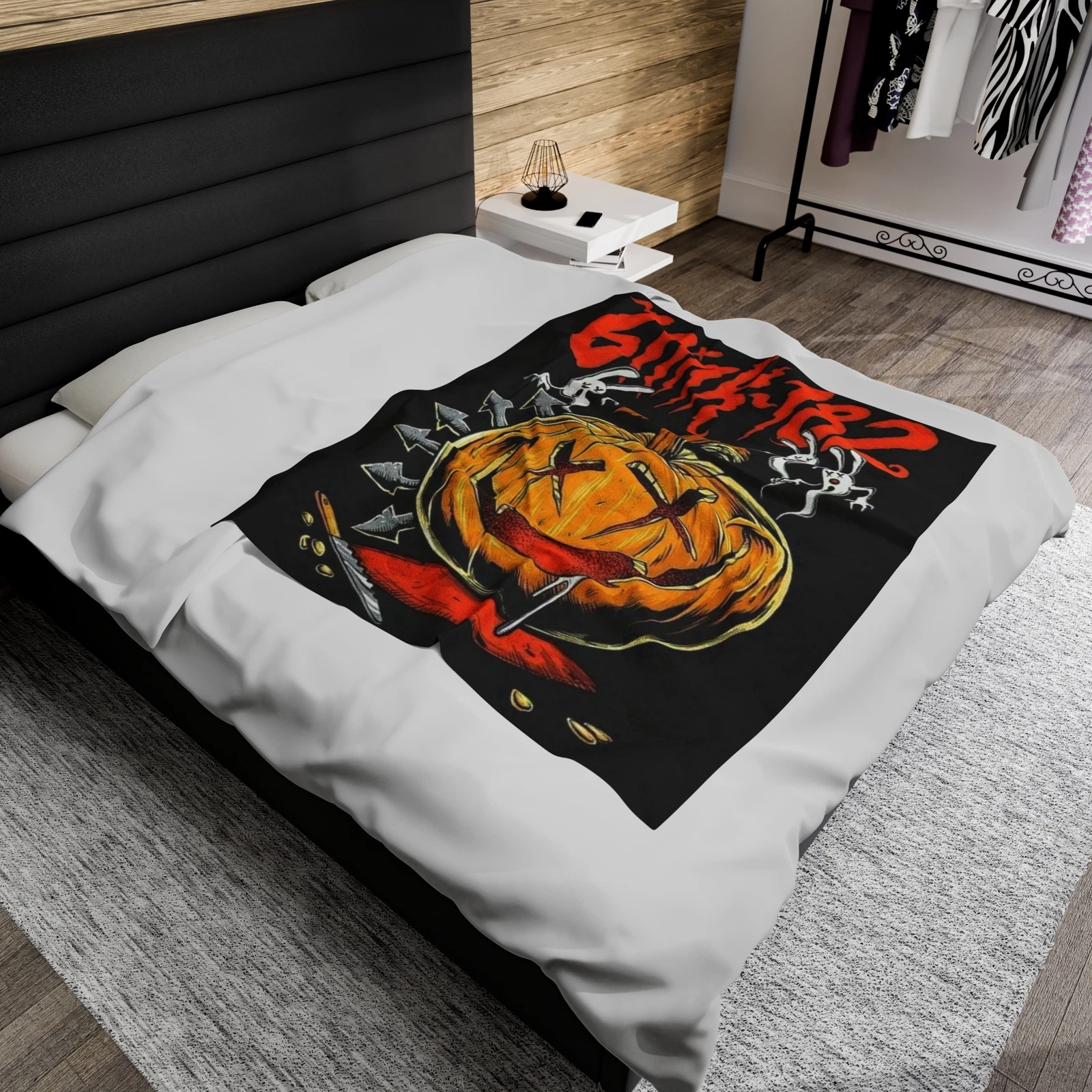 B182 Rock Band Fleece Blanket