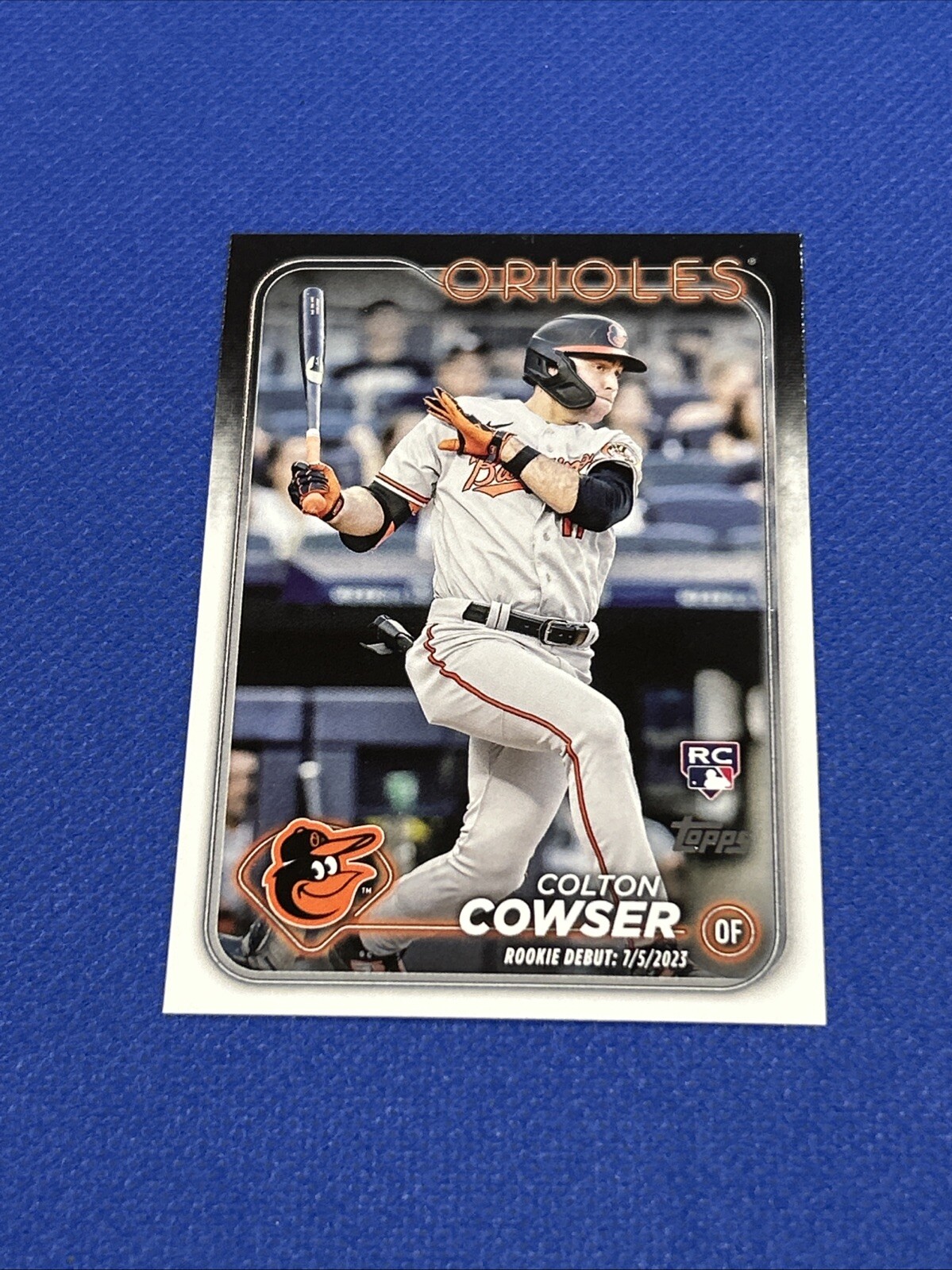 Colton Cowser Rookie 2024 Debut Topps Update Series Rc Card #us72