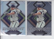 2 - 2022 Prizm CORBIN BURNES Emergent Base + Silver Brewers E-14