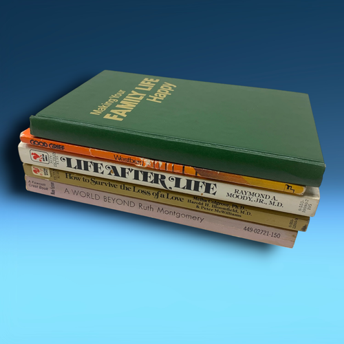 Vintage 1970's Lot 5 Spiritual Reincarnation Personal Self Help Books Paperbacks - Foto 3 di 3
