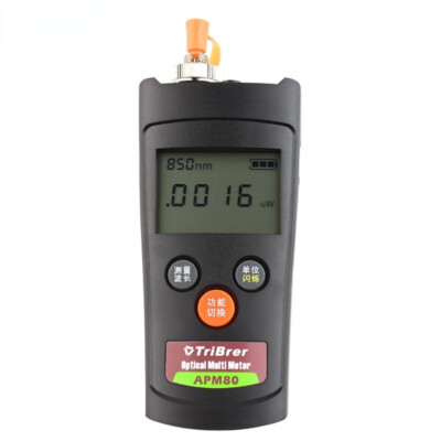 APM80 Optic Power Meter Fiber Optical Light Source -70~+10dBm FC SC ST Connector